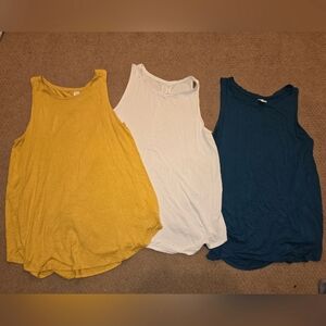 Set of 3 Old Navy High Neck Tank - Size Large